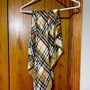 Burberry silk scarf